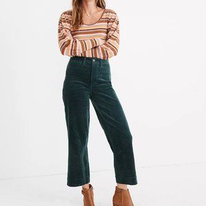 Slim Emmett Wide-Leg Crop Pants: Corduroy Edition - Size 29 - New With Tag